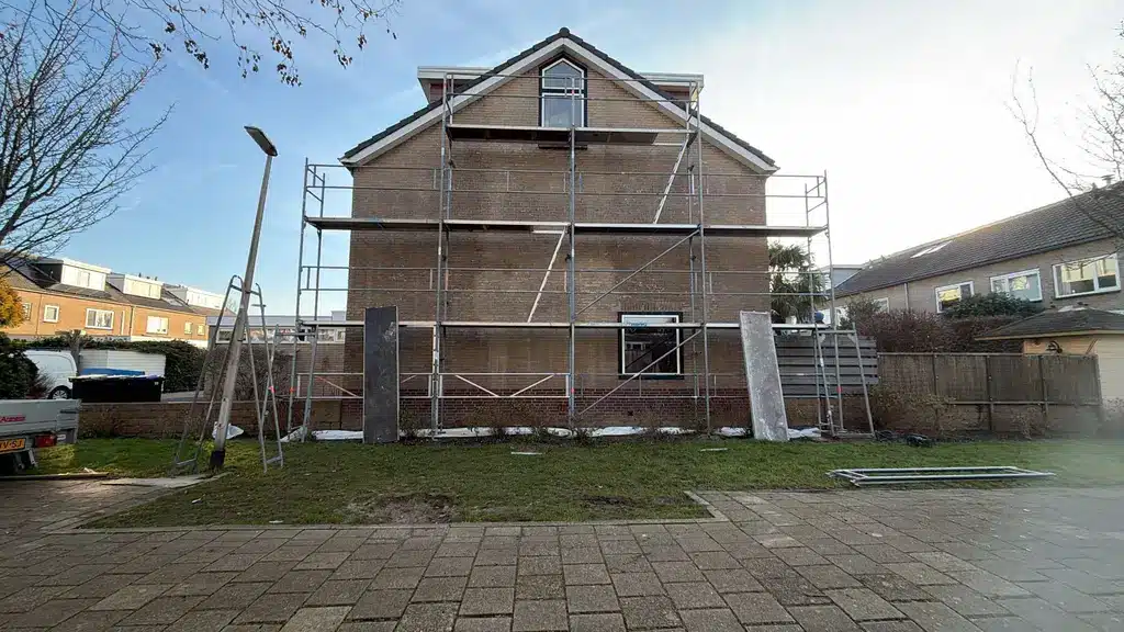 Totale gevelrenovatie in Bersckenhoek
