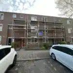 Gevelrenovatie twee woningen en schuren Zoetermeer