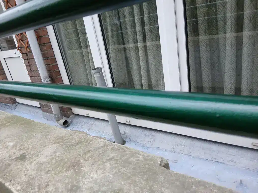 Balkonleuning na balkonrenovatie Voorburg