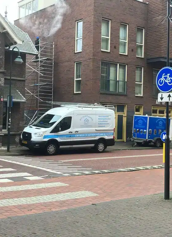 Gevel reinigen in Delft